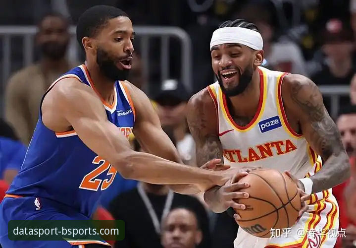 NBA季后赛最新动态：尼克斯队史得分纪录140-89大胜老鹰，半场47分创历史分差